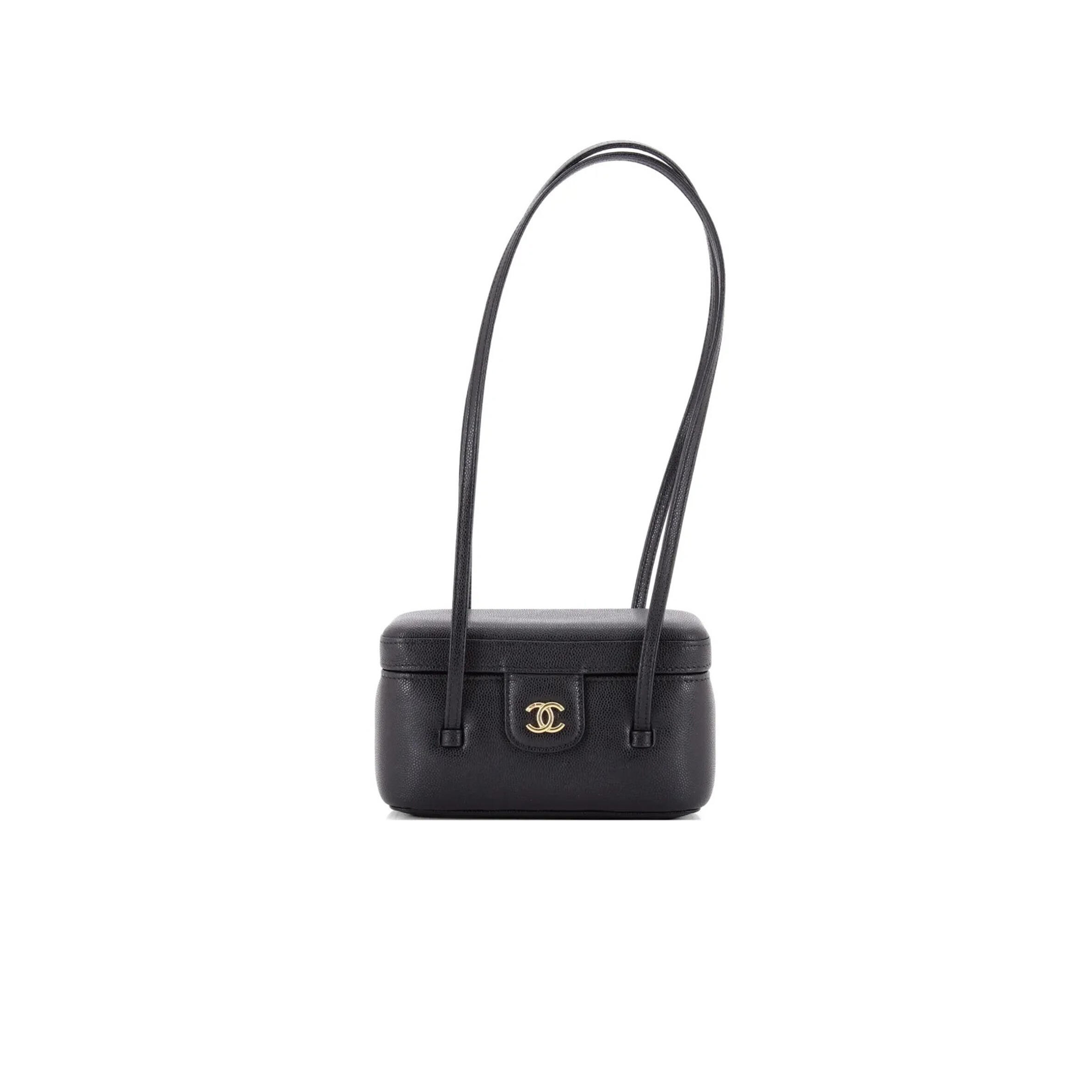 CHANEL PREPPY COCO LONG VANITY WITH STRAPS (17*10*8cm)